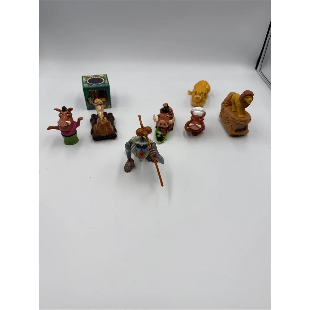 1990s VTG Disney The Lion King Lot of 8 Action Figure Burger King Happy Meal Toy